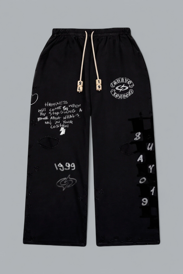 CHECKERBOARD SWEATPANTS