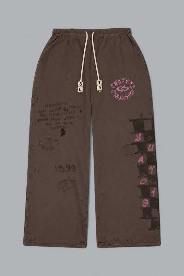 CHECKERBOARD SWEATPANTS