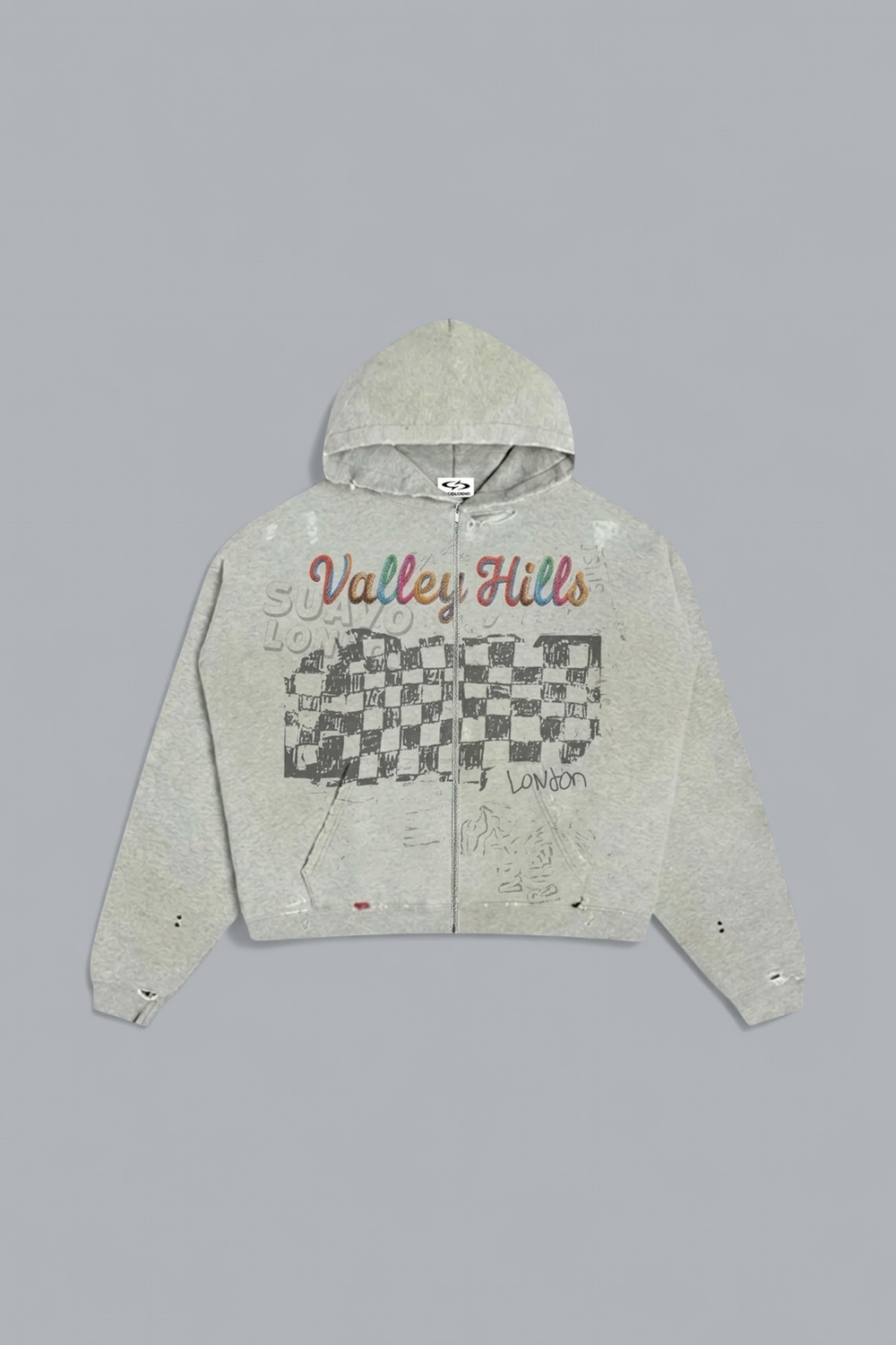 VALLEY HILLS ZIP HOODIE