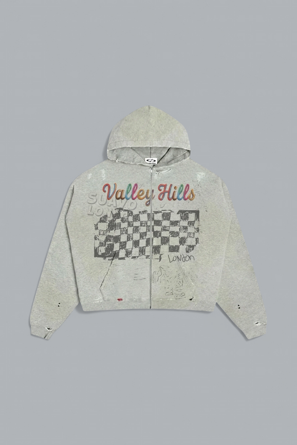 VALLEY HILLS ZIP HOODIE